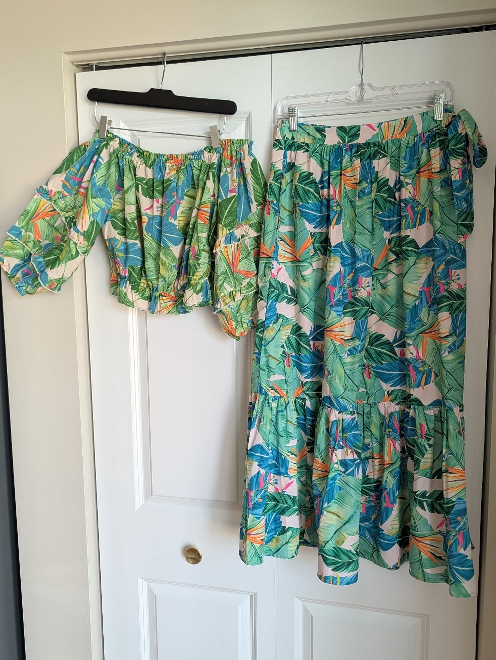 Rachel Zoe Tropical Palm Print Set